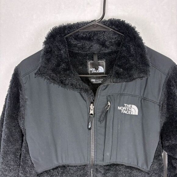 The North Face Black Fuzzy Zip Up Women's Size XS - Picture 2 of 14